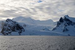 03C Henryk Peak, Pulfrich Peak And Mount Dedo Close Up Near Cuverville Island From Quark Expeditions Antarctica Cruise Ship.jpg